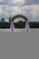 Wedding flower arch
