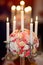 Wedding Flowers Decoration whit candles