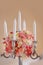 Wedding Flowers Decoration whit candles