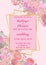 Wedding Flowers Invitation Card