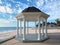 Wedding gazebo on a tropical beach