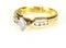 Wedding gold diamond ring