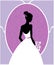 Wedding gown silhouette