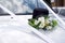 Wedding grooms car decoration