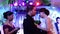 Wedding Guest perform Pinning Money to couple in wedding dance tradition