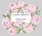 wedding invitation, card, peony card