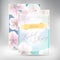 Wedding invitation card suite with daisy flower Templates