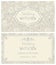 Wedding invitation cards.  Flowers Pattern.