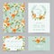 Wedding Invitation Set - Autumn Lily Floral