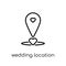 Wedding Location icon from Wedding and love collection.