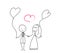 Wedding love doodle