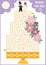 Wedding maze for kids with big cake, bride and groom figurines. Marriage ceremony preschool printable activity. Matrimonial