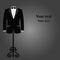 Wedding men`s suit, tuxedo