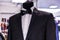 Wedding mens suits in wedding shop