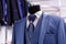 Wedding mens suits in wedding shop