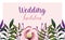 Wedding ornament floral decorative fashion greeting card or invitation