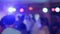 Wedding party. Dancing people. Blurred image.