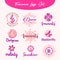 Wedding planner and event logo template collection