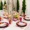 Wedding reception tables