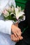 Wedding rings bride and groom. wedding rings. the bride\'s bouquet