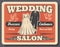 Wedding salon, bride dress and groom costume rent