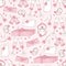 Wedding seamless pattern