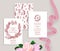 Wedding stationery cards concept.