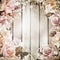 Wedding vintage romantic backgroundwith roses