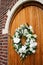 Wedding Wreath on Door