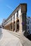 Wedge shaped building by the new bridge, Ronda, Spain.