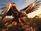 Wedge Tail Eagle  Made With Generative AI illustration