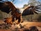 Wedge Tail Eagle  Made With Generative AI illustration