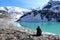 The Wedgemount lake, British Columbia, Whistler, trail, Canada