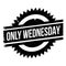 Only Wednesday rubber stamp