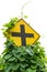 Weeds traffic signs