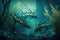Weedy Seadragon Fish Underwater Lush Nature by Generative AI