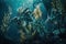 Weedy Seadragon Fish Underwater Lush Nature by Generative AI