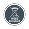 WEEE, Waste electrical and electronic equipment directive compliant symbol