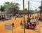 Week day markets, shops of remote diverse town lifestyle Gulu, Africa