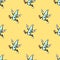 WEEKEND CALL CARTOON BOTTLE COLOR SEAMLESS PATTERN YELLOW