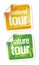 Weekend tours stickers