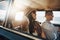 The weekends were made for road trips. a young couple enjoying a road trip along the coast.