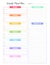 Weekly meal plan, week food planner