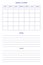 Daily weekly monthly personal planner diary template classic strict style. individual schedule in minimal restrained business