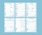 Daily, weekly, monthly planner template. Minimalist planners. Week schedule. Organizer page