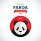 Weekly Panda Cute Flat Animal Icon - Angry