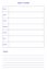 Daily weekly personal planner diary template classic strict style. individual schedule in minimal restrained business design