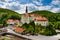 Weesenstein Castle between hills