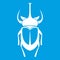 Weevil beetle icon white