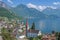 Weggis,Lake Lucerne,Lucerne Canton,Switzerland